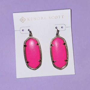 Neon Pink Elle Earrings